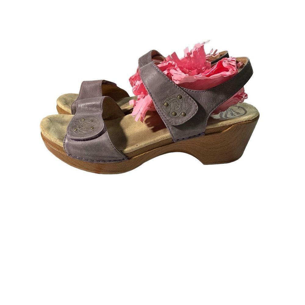Dansko Purple Double Strap Sandals